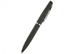 Ручка Portofino шариковая  автоматическая, черный металлический корпус, 1,0 мм, синяя