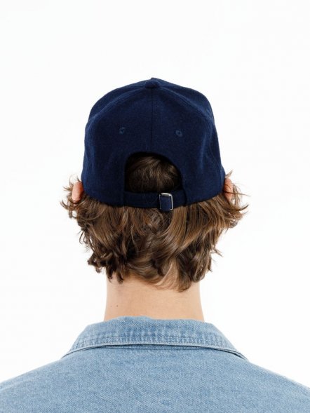 Бейсболка Woolridge, темно-синяя 