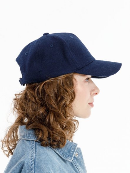 Бейсболка Woolridge, темно-синяя 