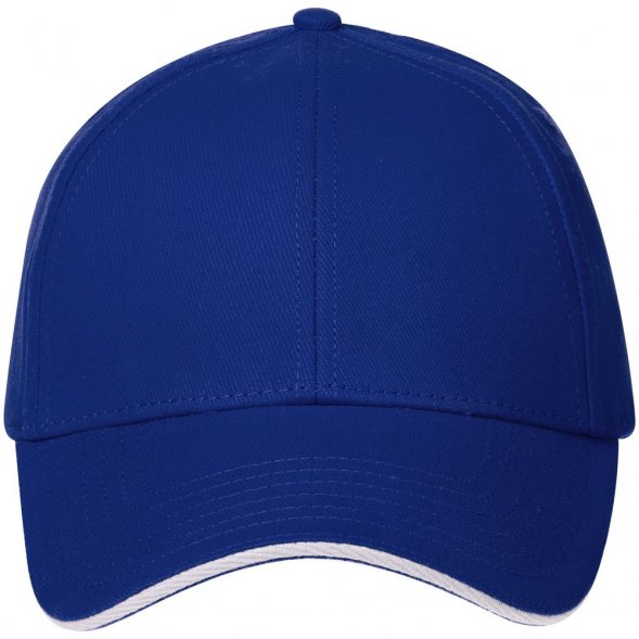 Бейсболка Spiker, ярко-синяя с белым 