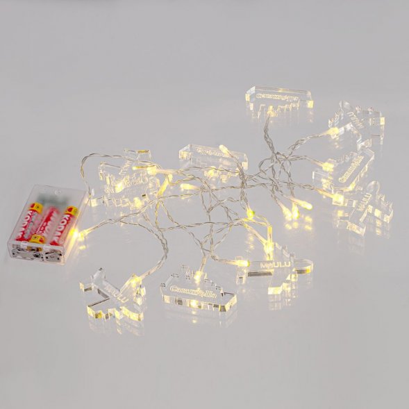 Гирлянда с индивидуальными фигурками AcryLED на заказ 