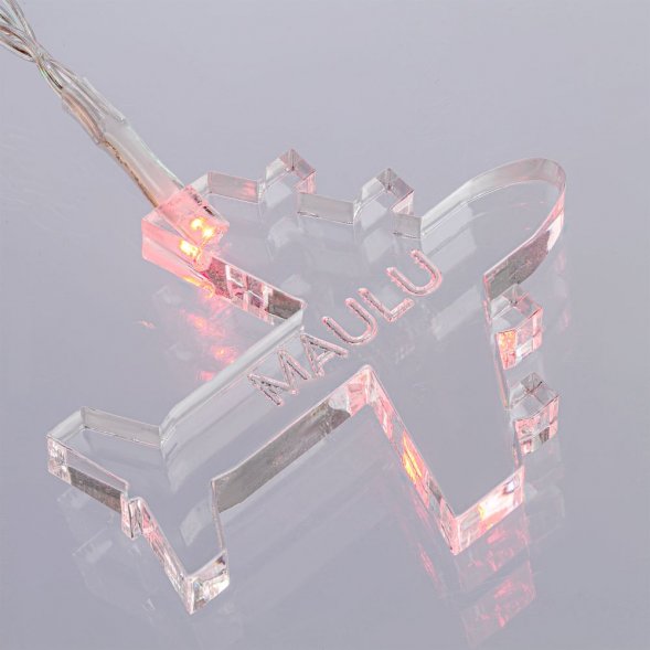 Гирлянда с индивидуальными фигурками AcryLED на заказ 