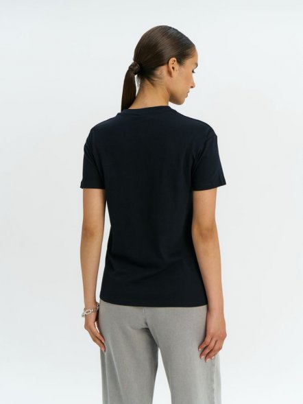 Футболка унисекс Regent 150, черная 