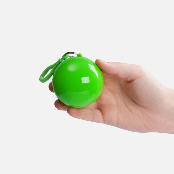 Дождевик в круглом футляре Nimbus, желтый 