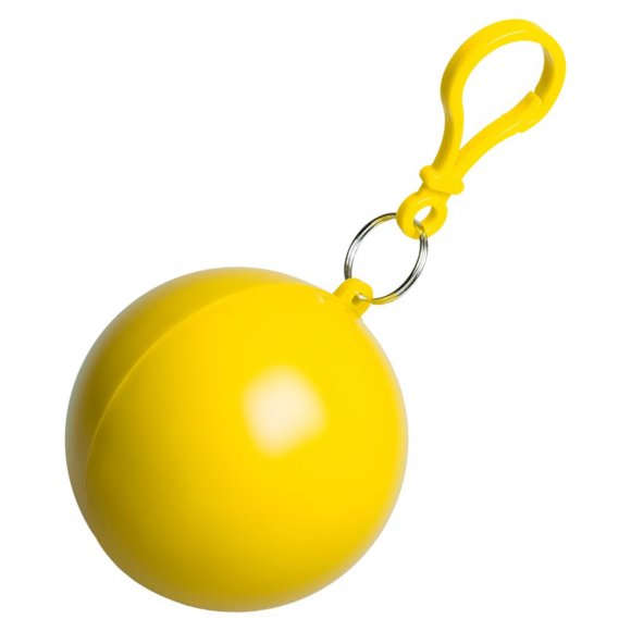 Дождевик в круглом футляре Nimbus, желтый 