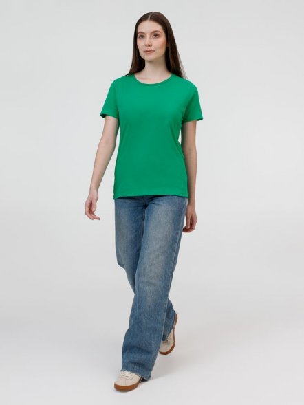 Футболка женская E190 зеленая 