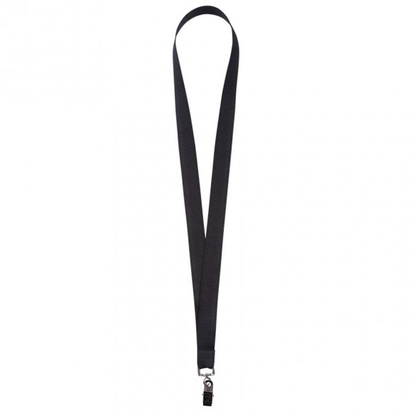 Лента для бейджа Neckband, черная 