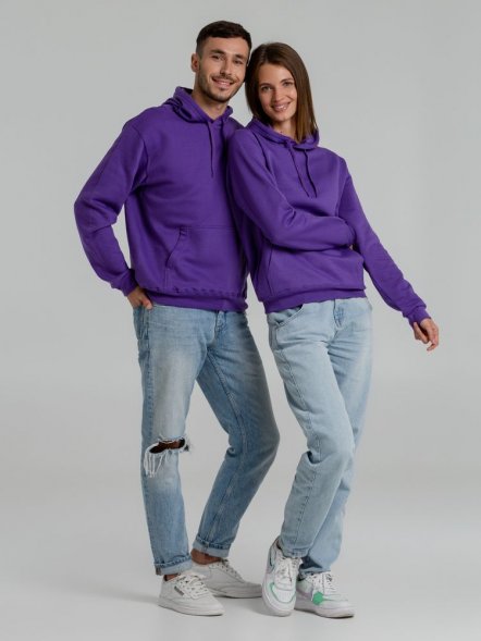 Толстовка с капюшоном Snake II темно-фиолетовая 