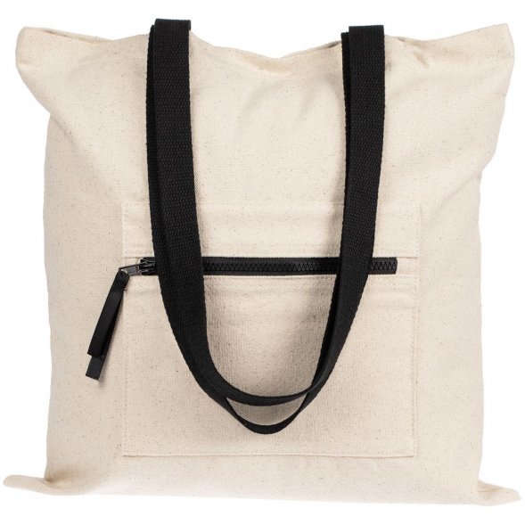 Сумка для покупок Stroll, неокрашенная с черным 