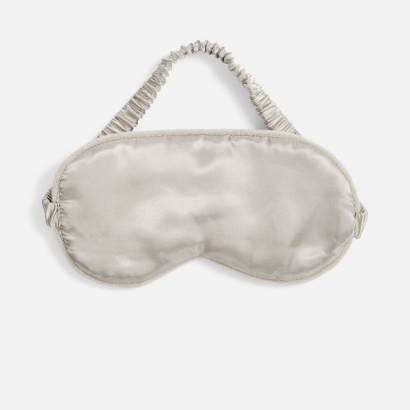 Двухстороняя маска для сна Veluto, серая 