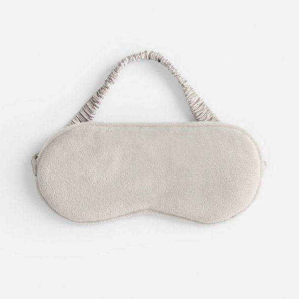 Двухстороняя маска для сна Veluto, серая 