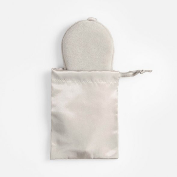 Двухстороняя маска для сна Veluto, серая 