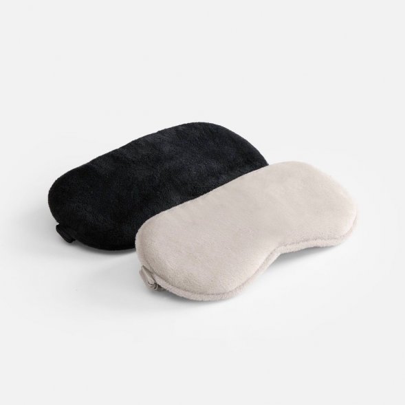 Двухстороняя маска для сна Veluto, серая 