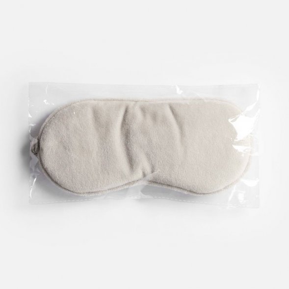 Двухстороняя маска для сна Veluto, серая 