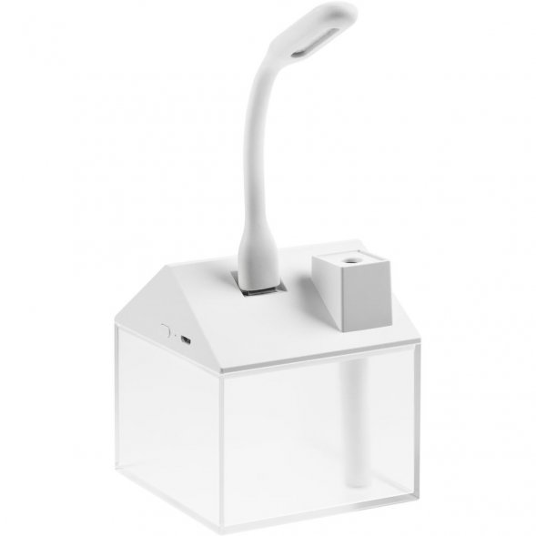 Настольный увлажнитель Arioso с вентилятором и лампой, белый 