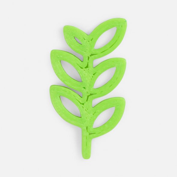 Подвеска Flora, 3D-печать на заказ, лист рябины 