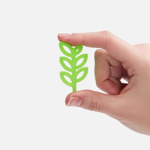 Подвеска Flora, 3D-печать на заказ, лист рябины 