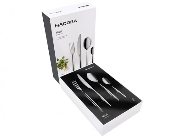 Набор столовых приборов, 16 предметов, NADOBA, серия MISEL 