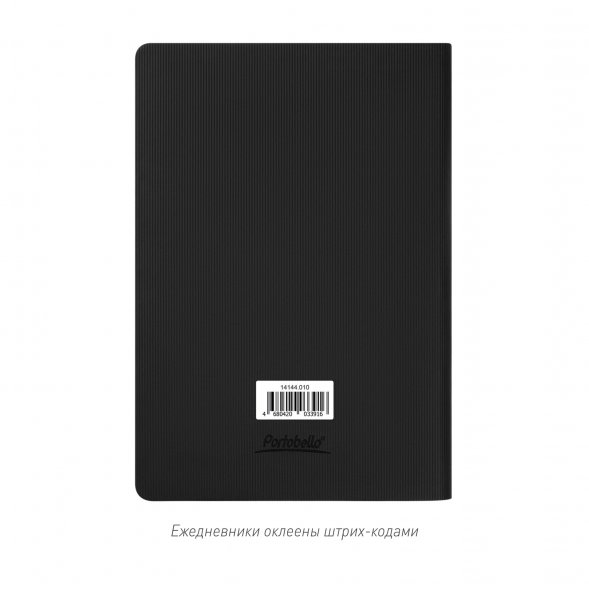 Ежедневник Rain недатированный, черный 