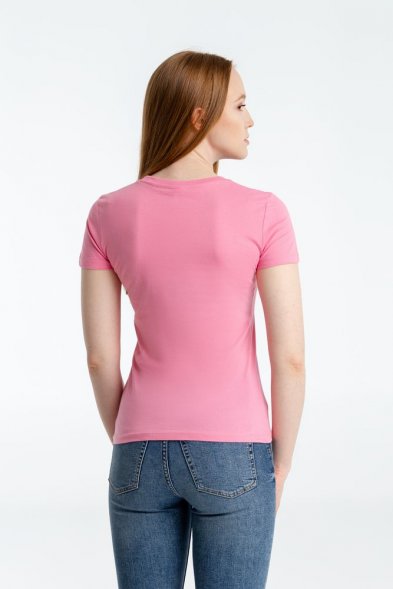 Футболка женская «Узор», розовая 