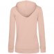Толстовка на молнии с капюшоном женская BNC Inspire (Organic), розовая 