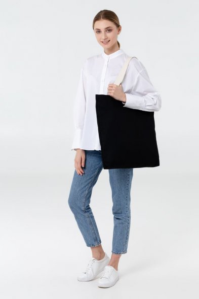 Холщовая сумка Shelty, черная 