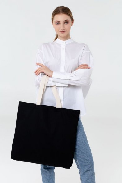 Холщовая сумка Shelty, черная 