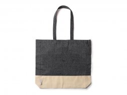 Сумка INCA из переработанного хлопка, натуральный/черный