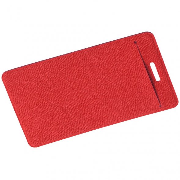 Чехол для пропуска с ретрактором Devon, красный 