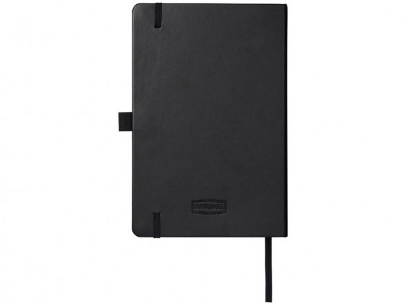 Записная книжка Nova формата A5 с переплетом, черный 