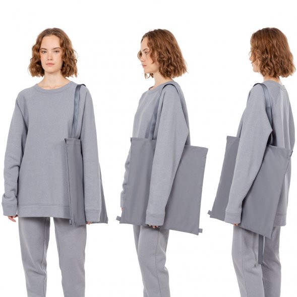 Основа для шопера-рюкзака B3, серая 