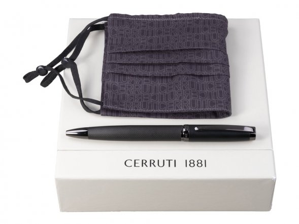 Набор: Защитная маска BYRON + Шариковая авторучка Myth Black Gun. Cerruti 1881 