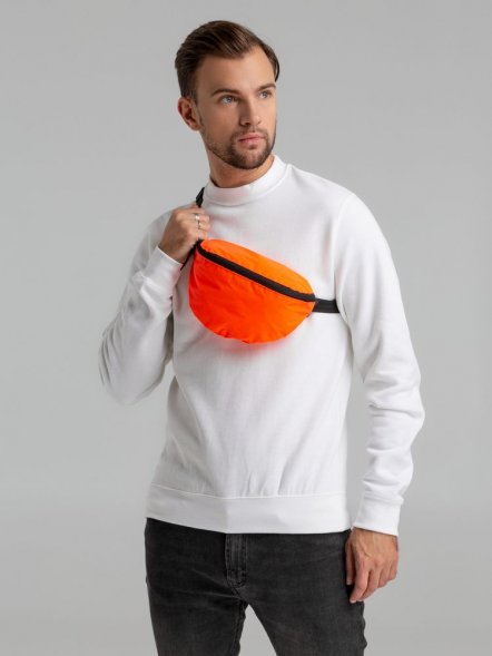 Поясная сумка Manifest Color из светоотражающей ткани, оранжевая 