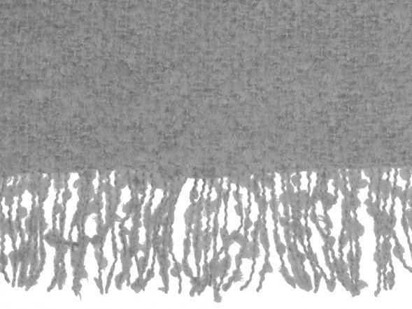 Плед акриловый Mohair, серый 