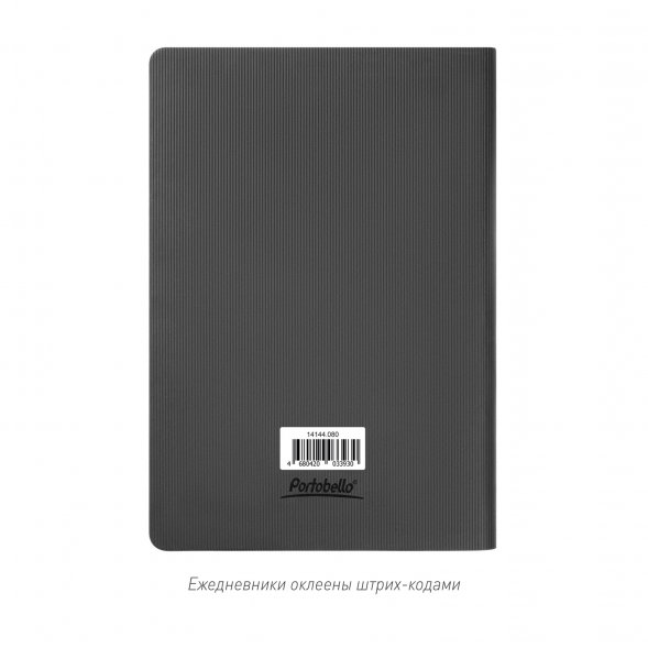 Ежедневник Rain недатированный, серый 