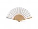 Деревянный веер MILOS, натуральный/белый 