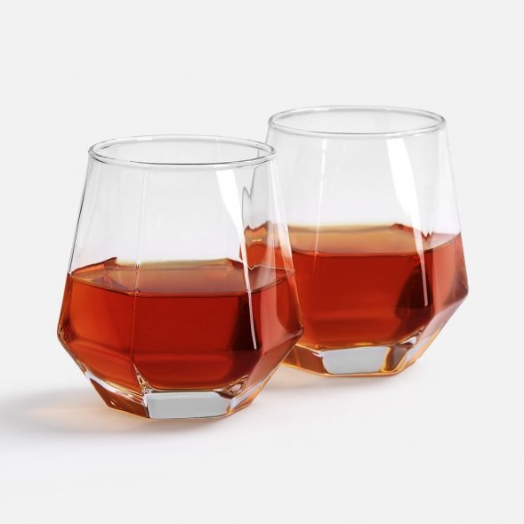 Набор из двух бокалов Diamond Cut 