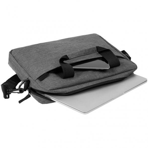 Сумка для ноутбука Delegate, серая 