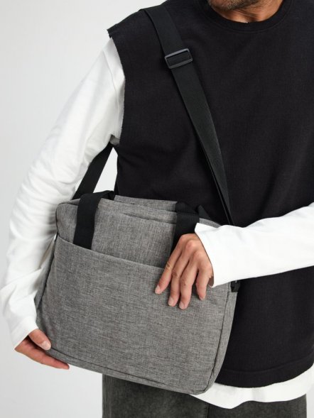 Сумка для ноутбука Delegate, серая 