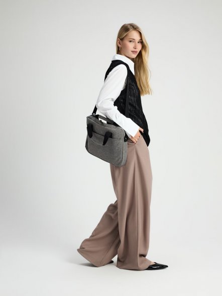 Сумка для ноутбука Delegate, серая 