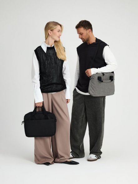 Сумка для ноутбука Delegate, серая 