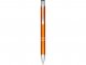 Кнопочная шариковая ручка Moneta из анодированного алюминия, черные чернила, оранжевый 