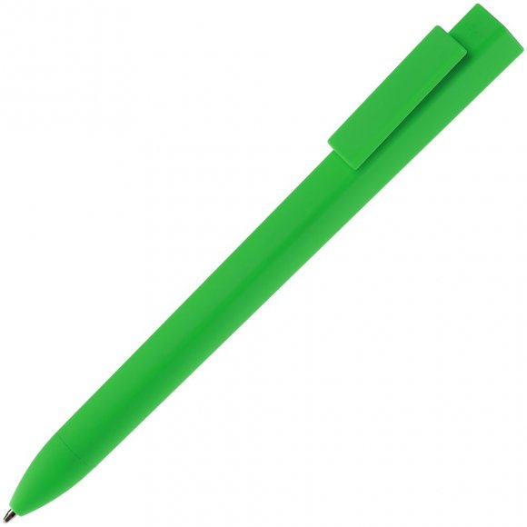 Ручка шариковая Swiper SQ Soft Touch, зеленая 