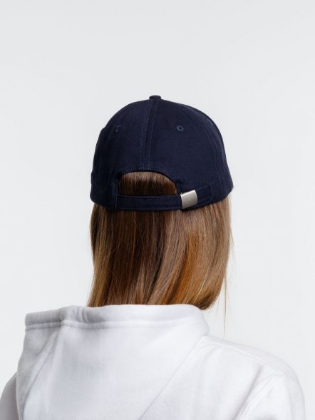 Бейсболка Spiker, темно-синяя с белым 