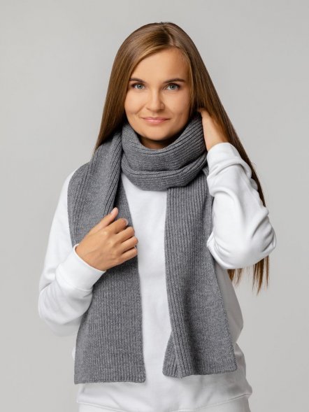Шарф Tommi, серый меланж 