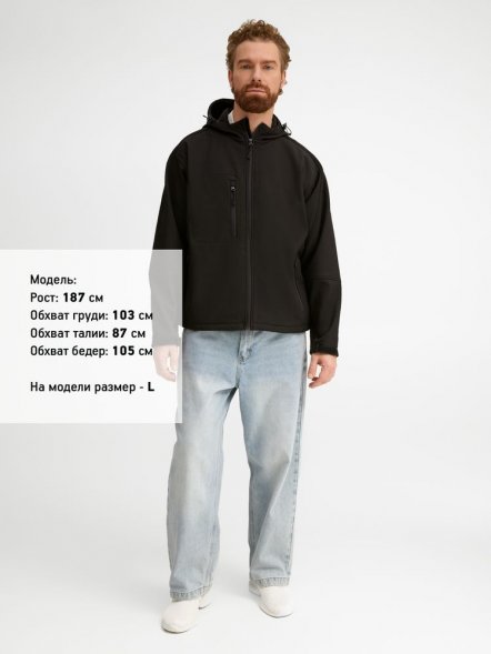 Куртка мужская с капюшоном Replay Men 340, черная 