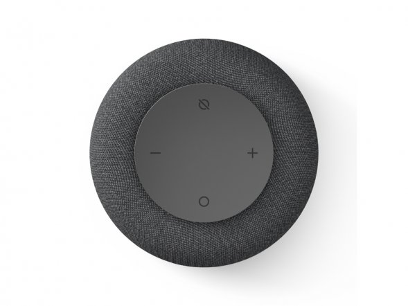 Умная колонка VK Капсула Мини с голосовым помощником Марусей, темный серый 