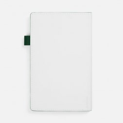 Ежедневник White Shall, недатированный, бело-зеленый