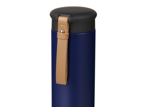 Вакуумный термос Engage, 450 мл, тубус, темно-синий 