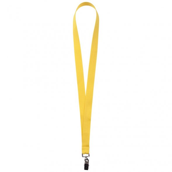 Лента для бейджа Neckband, желтая 